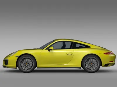Porsche 911 Carrera 4 Coupe 991 2016  3D model