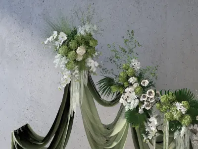 Floristry Fine art display 3D model