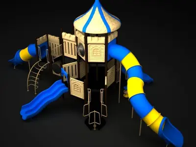 Outdoor Castle 3D model