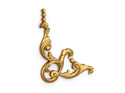 Classic decor ornament 150 3D model