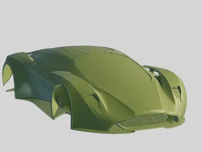 Aston Martin DP-100 Vision Gran Turismo 2015 Printable Body 3D print model