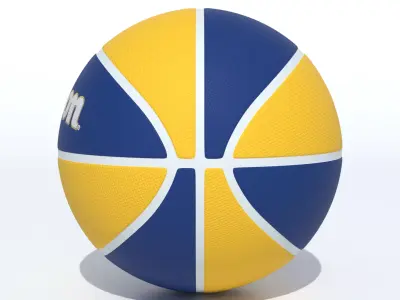 Wilson Golden State Warriors Basketball 3D model