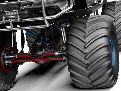 Chevrolet Silverado Monster Truck 2019 3D model