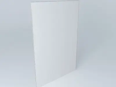 Mirror sheet of paper Free 3D model