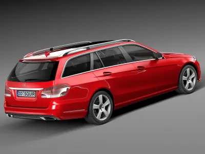 Mercedes-Benz E-class Estate 2014 3D model