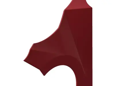 Plastic Premium Car Fender Toy 3D model