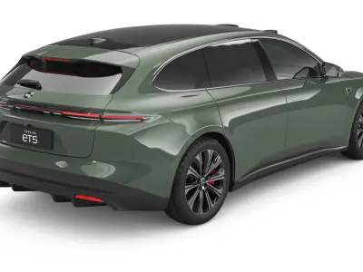 2024 NIO ET5 Touring With Interior 3D model