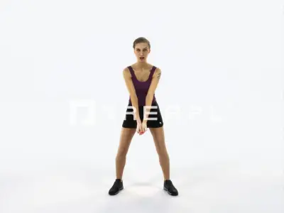 Aspiration 15I Digging Sports Woman Low-poly 3D model