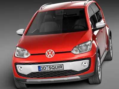 Volkswagen Cross Up 2014 3D model purchase