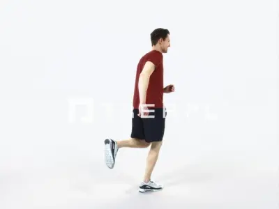 Virtue 02L Running Jogging Football Sports Man Low-poly 3D model