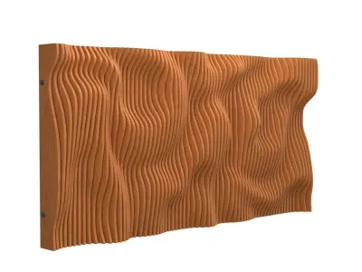 Parametric wall 3D model 11 3D model