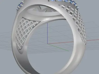Men ring 3D print model 3D print model