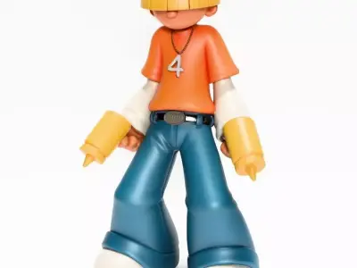  Numbuh 4 Wallabee Wally Beetles Kids Next Door toy 3D print model