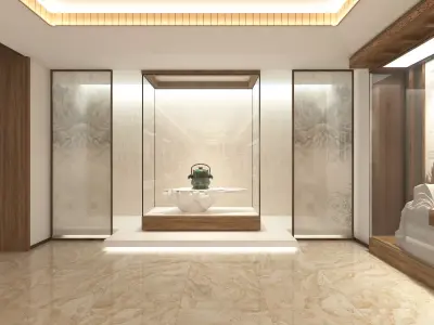 museum Low-poly 3D model