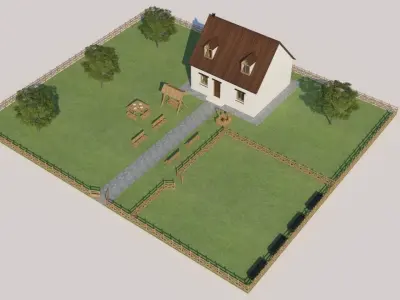 Farm House  3D model