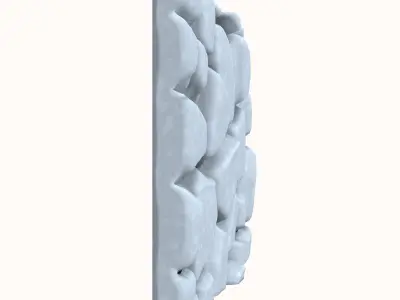 Random Stone Wall Segment 3D model