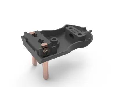 Cable Plug Straight or Right Angled 3D model