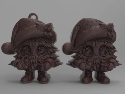 christmas tree decor  3D print model