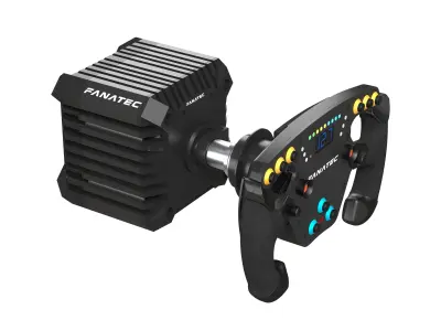 Fanatec F1 Wheel and Elite Pedals V2 3D model