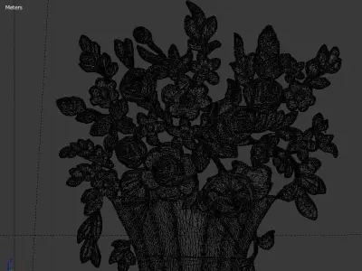 Classic decor ornament v-3D model 24 3D model