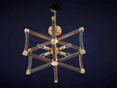 Bastian Small Lantern Low-poly 3D model