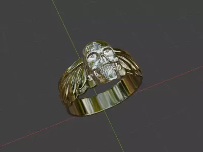 Ring Skull 3D model