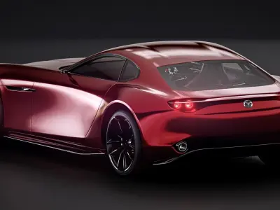 mazda rx vision 3d model highpoly 3D model