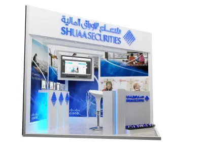  Booth Exhibition Stand a382a 3D model