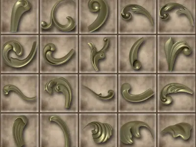 Ornamental Vol 03 3D model