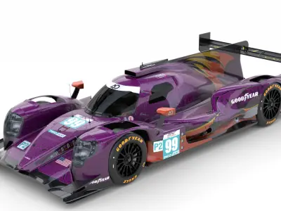Oreca 07 LMP2 2025  3D model
