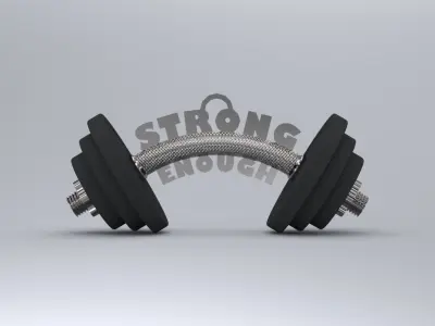 Pendant - Dumbbell 3D print model