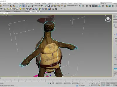 Captain Turtle 3D model