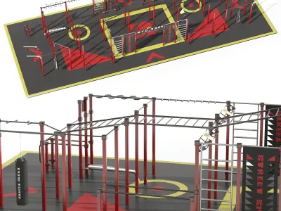 Workout street sport SFG 3D model