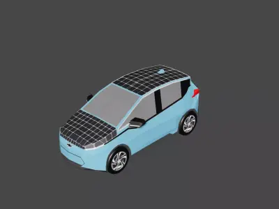 Chevy Bolt EV Premier Solar Powered Low-poly 3D model