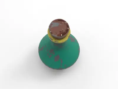 Old Bowl Low-poly 3D model