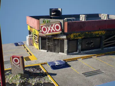 The Last OXXO Low-poly 3D model