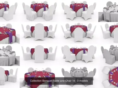 Collection Banquet Table and Chair 14