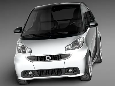 Smart 42 Fortwo 2013 3D model