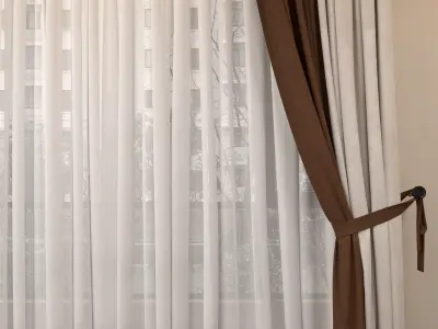 curtain 3D model