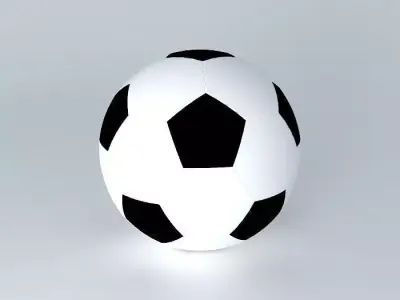 Football ball Free 3D model
