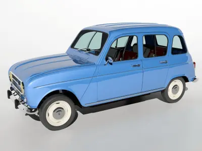 Renault R4L 3D model