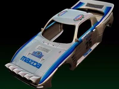 Mazda RX-7 3D print model