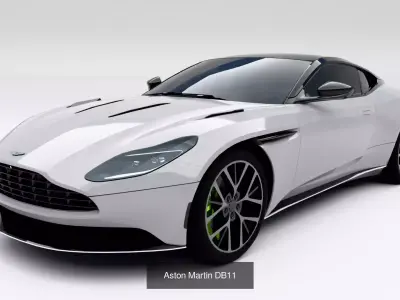 Aston Martin Car Collection 3D Model Pack