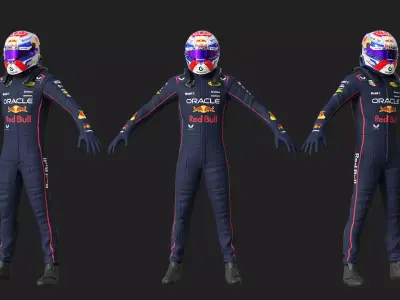 F1 Red Bull Suit 2025 3D model