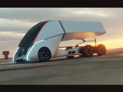 Truck Design Concept ST 3D model