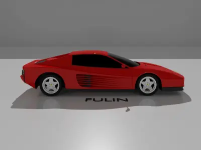 Ferrari Testarossa 3D model