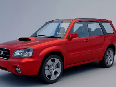 subaru forester sg5  3D model