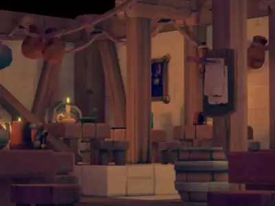 Fantasy room 3D model
