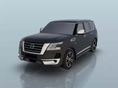 Nissan Patrol Platinum 2021 3D print model