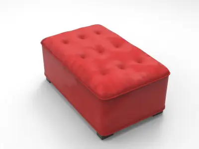 Zomg Pouf Low-poly 3D model